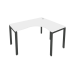 Стол эргономичный на металлокаркасе Metal System Style БП.СА-3 Пр