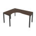 Стол эргономичный на металлокаркасе Metal System Style БП.СА-4 Л