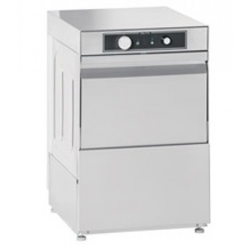 Фронтальная посудомоечная машина 40х40 см для стаканов, с дозатором ополаскивателя, без дозатора моющего, без дренажной помпы Kocateq KOMEC-400