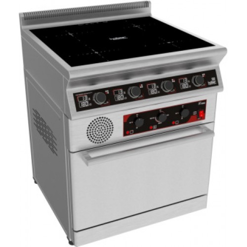 Плита индукционная с 4 зонами нагрева (4*3,5 кВт) и духовым шкафом Кобор I74SO