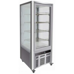 Витрина холодильная напольная, с 4 полками, объемом 468 л, с подсветкой Koreco LSC 408
