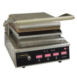 Гриль пресс (бройлер) для жарки стейков и гамбургеров со съемной тефлоновой стеклотканью Kocateq GH12