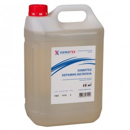 Химитек Керамик-Белизна, 5 л, 050406, концентрированное жидкое низкопенное щелочное средство для ухода за напольной плиткой