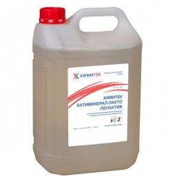 Химитек Антиминерал-Лакто-Пенактив, 5 л, 120706, концентрированное жидкое пенное кислотное средство для удаления минерально-органических загрязнений