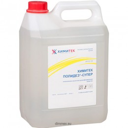 Химитек Полидез-Супер дезинфектант НУК, 5 л, 010205 концентрированное жидкое низкопенное кислотное дезинфицирующее средство