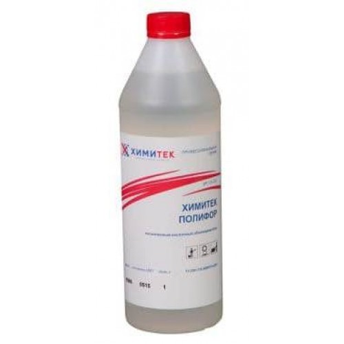 Химитек Полифор, 1 л, 140305 концентрированный жидкий низкопенный кислотный обезжириватель