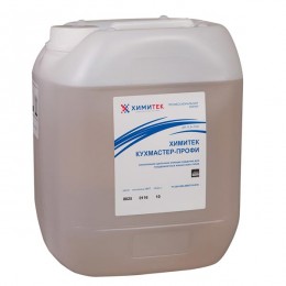 Химитек Кухмастер-Профи, 10 л, 070307, концентрированное жидкое низкопенное щелочное моющее средство для посудомоечных машин любого типа