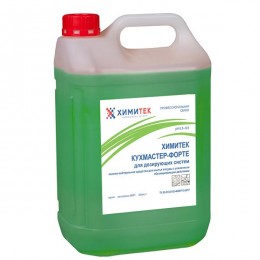 Химитек Кухмастер-Форте, 5 л, 070806, концентрированное жидкое пенное нейтральное средство для мытья посуды с усиленным обезжиривающим действием